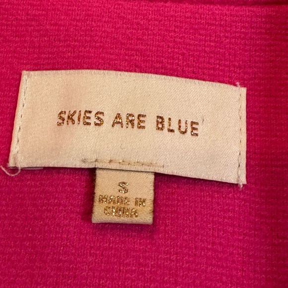 Skies Are Blue Fuchsia Trench Coat - Picture 7 of 7